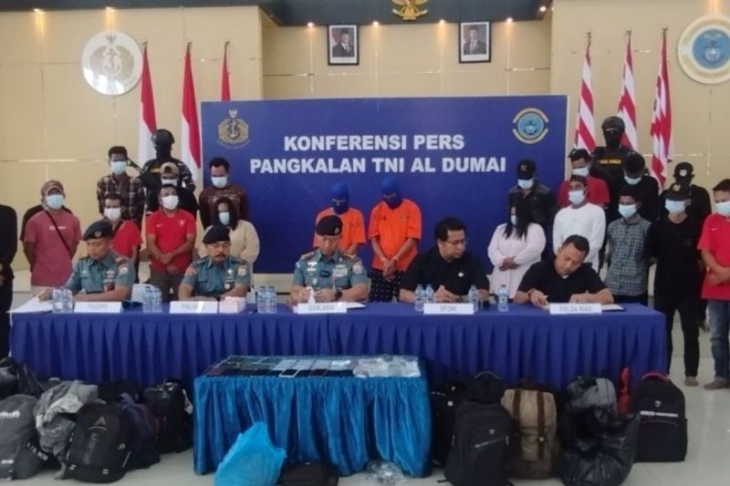 Lanal Dumai Gagalkan Penyelundupan 19 Calon PMI Ilegal ke Malaysia