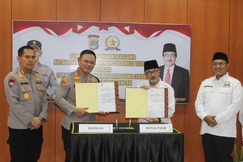 Polda dan FKUB Sulteng Jalin Kerja Sama Tingkatkan Moderasi Beragama