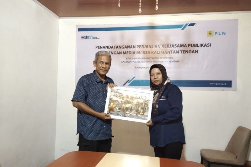 PLN Kalselteng dan ANTARA Kalteng Jalin Kerja Sama: Informasi Ketenagalistrikan Makin Transparan