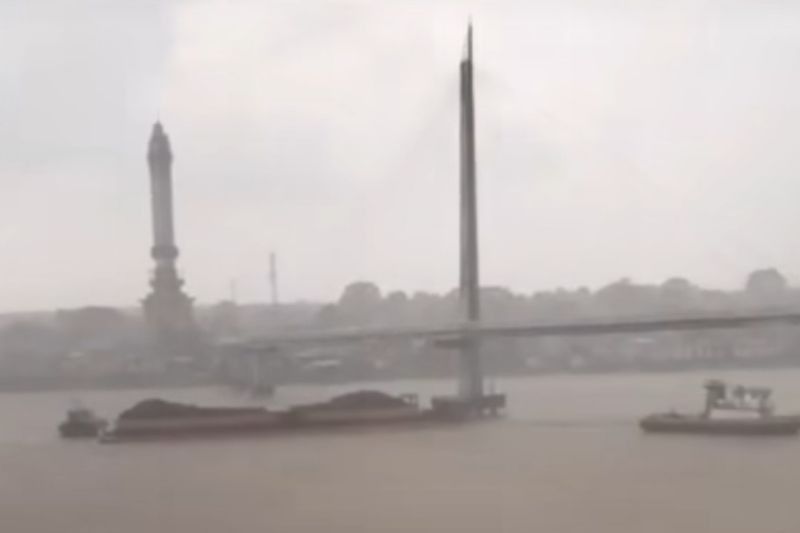 Tongkang Tabrak Jembatan Gentala Arasy Jambi, Ditpolairud Selidiki
