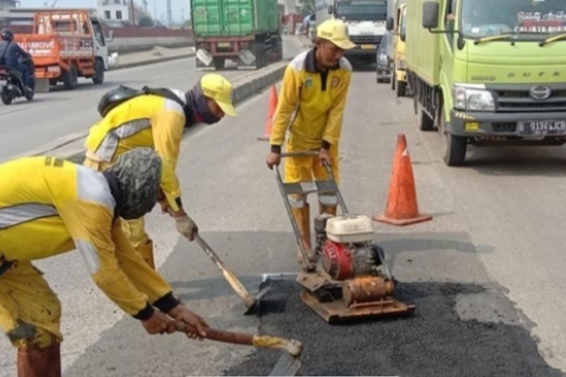 4.235 Titik Jalan Rusak di Jakut Diperbaiki Pemkot Sejak Januari 2025