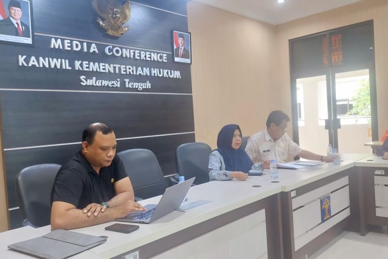 Kemenkumham Sulteng Harmonisasi Rapergub untuk Program 'Berani Cerdas' dan 'Berani Sehat'
