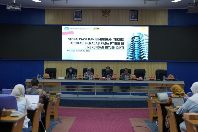 Unhas: Tuan Rumah Bimtek Aplikasi PERADAB untuk PTNBH Seluruh Indonesia