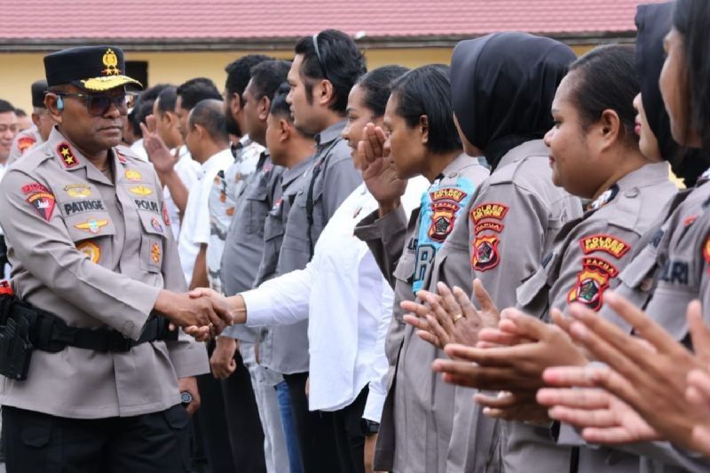 Kapolda Papua Cek Kesiapan Pengamanan PSU di Kepulauan Yapen