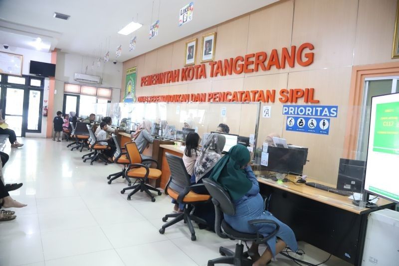 Layanan Kependudukan Kota Tangerang Tutup Sementara, Layanan Online Tetap Aktif