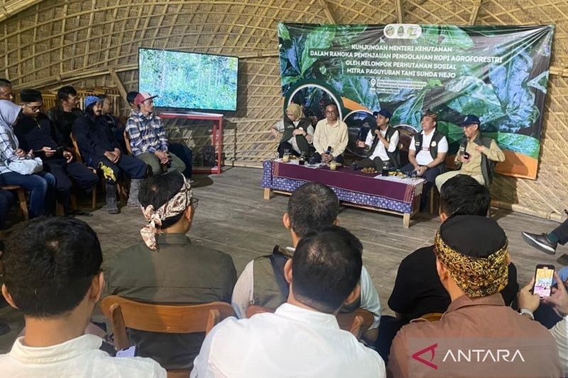 Menhut Dukung Regenerasi Petani Kopi Garut Lewat Sekolah Lapang