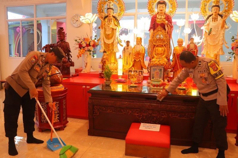 Polresta Bandarlampung Jamin Keamanan Perayaan Waisak 2025