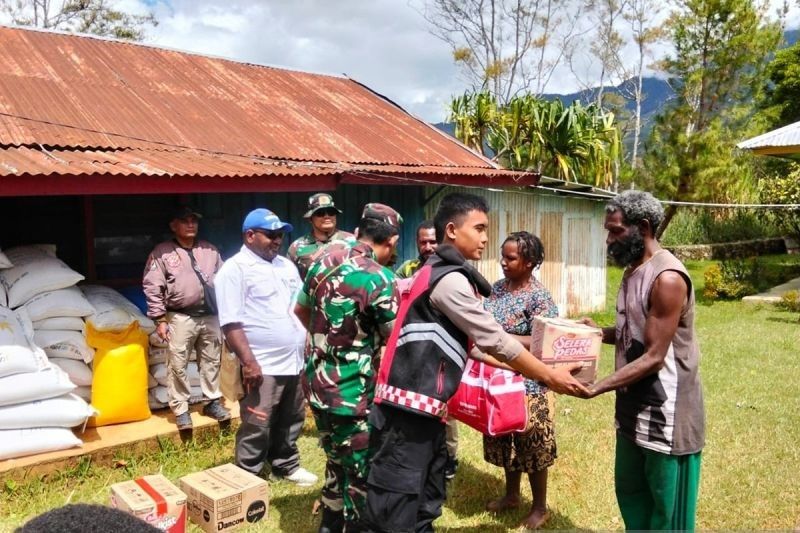 10 Ton Beras Salurkan Pemkab Jayawijaya untuk Korban Banjir di Tiga Distrik