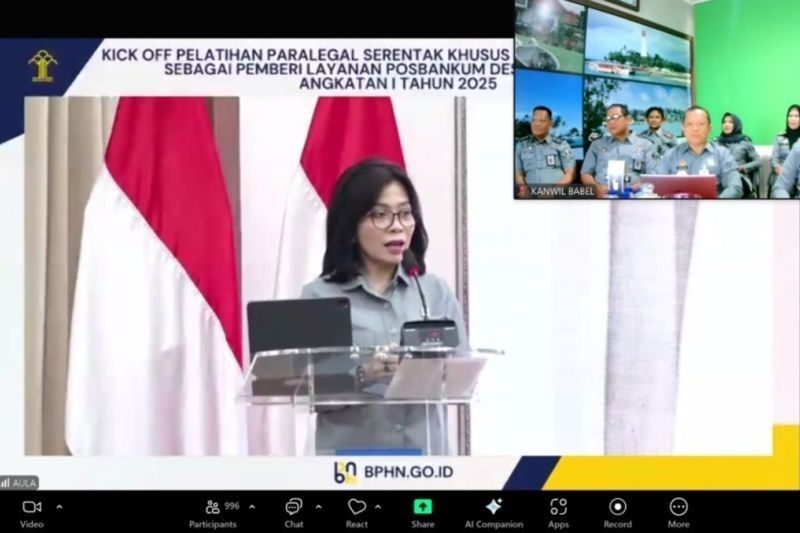 33 Peserta Babel Ikuti Pelatihan Paralegal Tahap II, Target Nasional 7.000!
