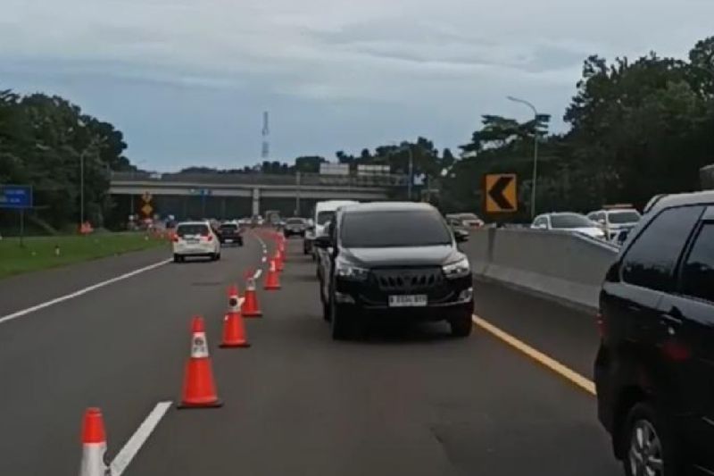 Contraflow Tol Jagorawi Antisipasi Lonjakan Pemudik Waisak