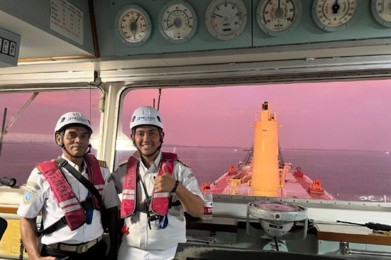 SPJM Sukses Pandu Mothership MV Xin An Ping di Bengkulu, Dongkrak Logistik Nasional