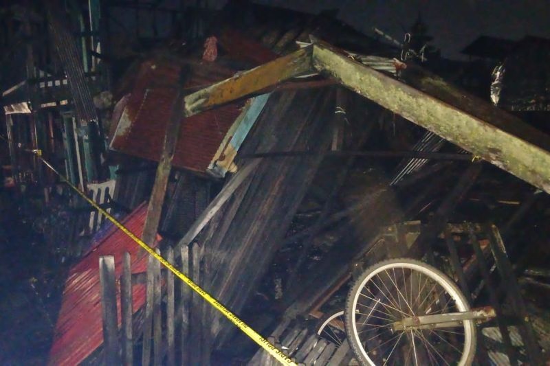 Sembilan Rumah di Kelayan Luar, Banjarmasin Hangus Terbakar, Polisi Selidiki Penyebabnya