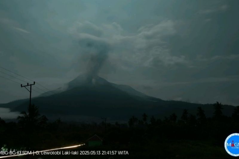 Gunung Lewotobi Laki-laki Erupsi, Warga Sekitar Diminta Waspada!
