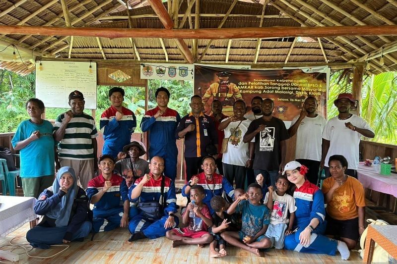 Pemkab Sorong dan Pertamina Perkuat Kesiapsiagaan Bencana di Kampung Adat Malasigi