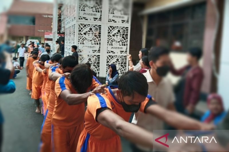 65 Preman Ditangkap di Karawang, Operasi Pekat Berhasil Tekan Kriminalitas
