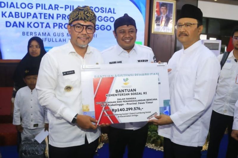 Mensos Saifullah Yusuf Dorong Pilar Sosial Probolinggo Entaskan Kemiskinan
