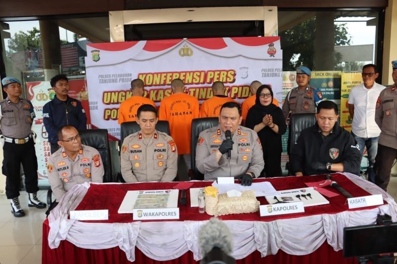 Polisi Tangkap Empat Pencuri Sepeda Motor di Jakarta Utara