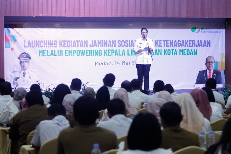Wali Kota Medan Targetkan 25 Warga per Kepling Jadi Peserta BPJS Ketenagakerjaan