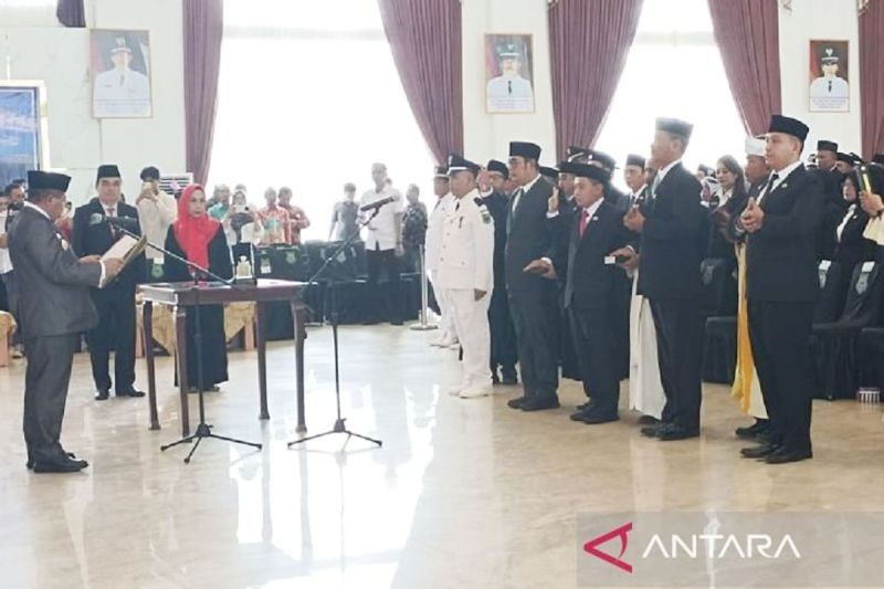 145 Pejabat Pemkab Kapuas Dilantik, Tujuh Kepala OPD Bergeser Jabatan