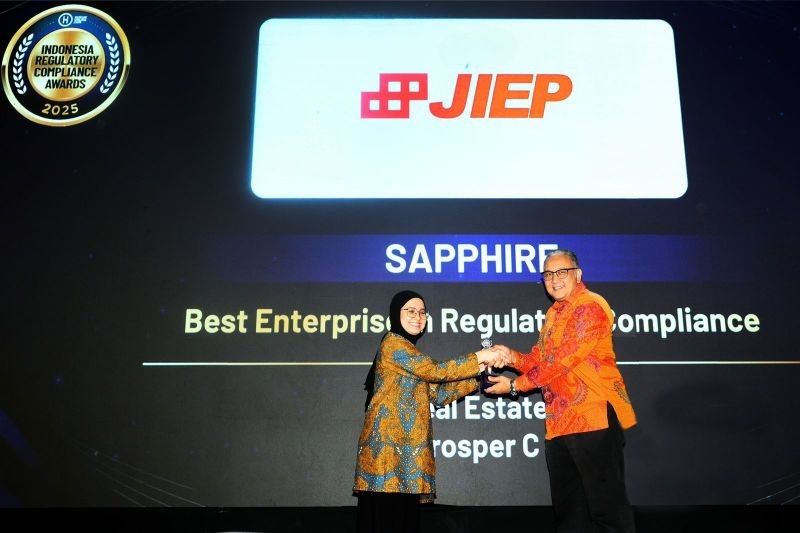 PT JIEP Raih Penghargaan 'Best Enterprise in Regulatory Compliance', Komitmen Terhadap Kepatuhan Hukum Diakui