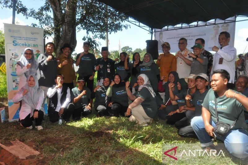 KKP-FAO Luncurkan Aplikasi Sicekatan: Solusi Digital Cegah Penyakit Ikan di Jambi