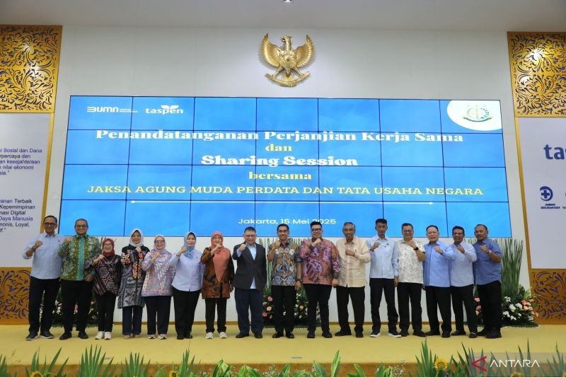 Kejaksaan Agung dan Taspen Jalin Kerja Sama Awasi Jaminan Sosial PNS