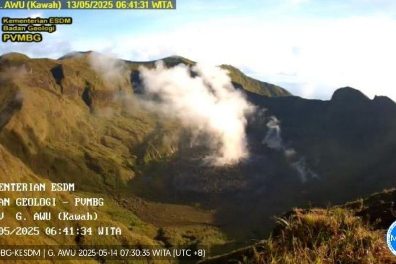 Gunung Awu Waspada: Gempa Vulkanik Dangkal Meningkat, Status Level II Tetap Berlaku