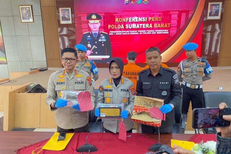 WNA Brazil Ditahan di Mentawai karena Kasus Narkotika: Ganja 41,67 Gram Disita