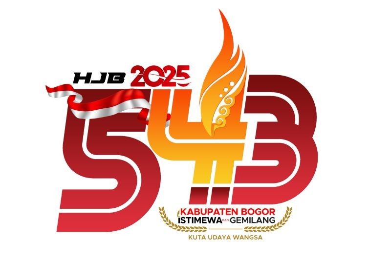Logo Hari Jadi Bogor ke-543 Diluncurkan, Simbol Kebersamaan dan Pembangunan