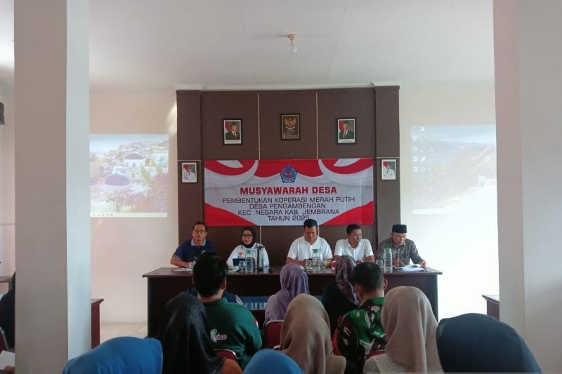 50 Desa di Jembrana Bentuk Koperasi Merah Putih, Siap Majukan Ekonomi Lokal