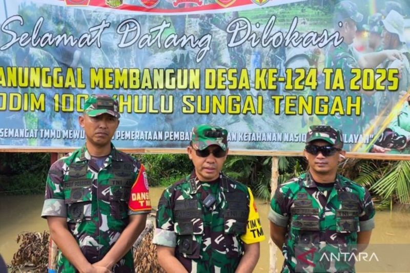 TMMD ke-124 Kodim 1002/HST: Tim Mabesad Optimis Proyek Infrastruktur di Hulu Sungai Tengah Rampung Tepat Waktu