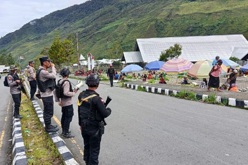 Puncak Jaya Berangsur Kondusif Pasca Perdamaian Antar-Kelompok