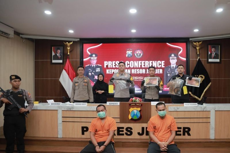 Polres Jember Ringkus Dua Pelaku Pembunuhan Sadis yang Buron 12 Tahun di Malaysia