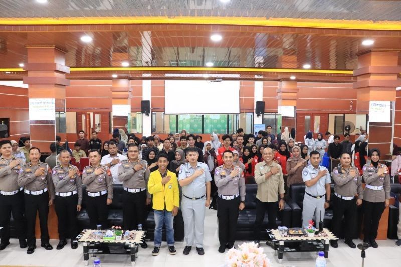 Unkhair dan Polda Malut Deklarasikan Kampus Pelopor Keselamatan Berlalu Lintas