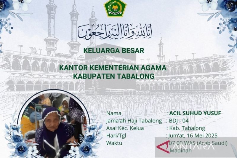Calon Haji Asal Kalimantan Selatan Wafat di Madinah