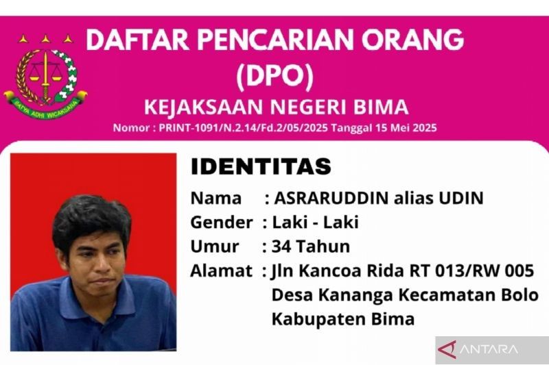 DPO Korupsi Dana KUR Rp450 Juta di Bima, Kejari Terbitkan Surat Pencarian