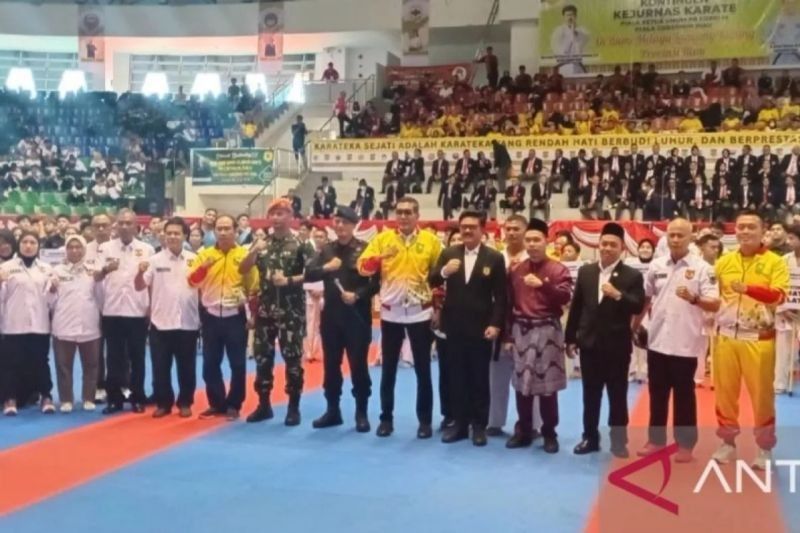 1.025 Atlet Karate Berebut Gelar Juara di Kejurnas Riau
