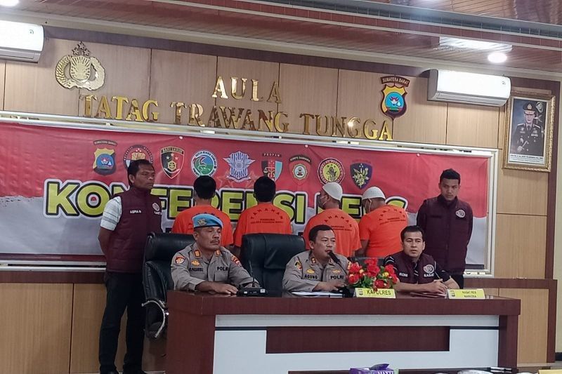 Polres Pasaman Barat Ungkap Jaringan Pengedar 273 Gram Sabu, Empat Tersangka Ditangkap