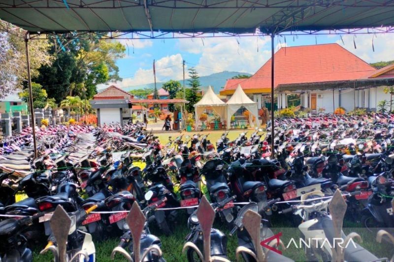 135 Sepeda Motor Dinas Pemkab Rejang Lebong Belum Dikembalikan