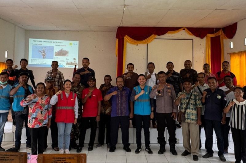 PLN Sosialisasikan Bahaya Listrik dan Pentingnya Perabasan Pohon di Omesuri, NTT