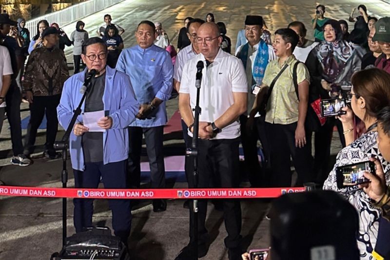 Pramono Anung Minta Warga Jaga Kerapian Taman 24 Jam