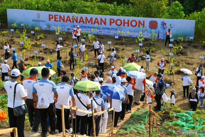 IKN Dorong Kebiasaan Baru: Tanam Pohon untuk Kota Hutan Berkelanjutan