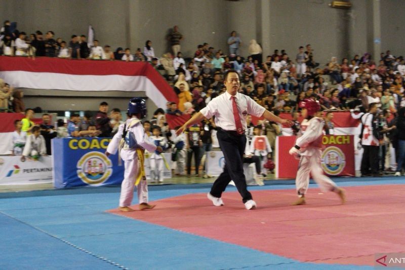 Kejuaraan Taekwondo Meriah di Palembang: 955 Atlet Berebut Gelar