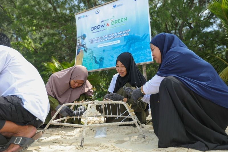 BRI Menanam: Lestarikan Laut Kapoposang, Dongkrak Ekonomi Warga