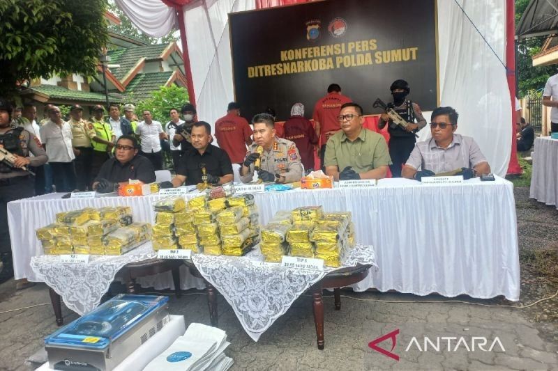 Polda Sumut Ungkap Sindikat Sabu 100 Kg Antarprovinsi: 500 Ribu Jiwa Selamat!