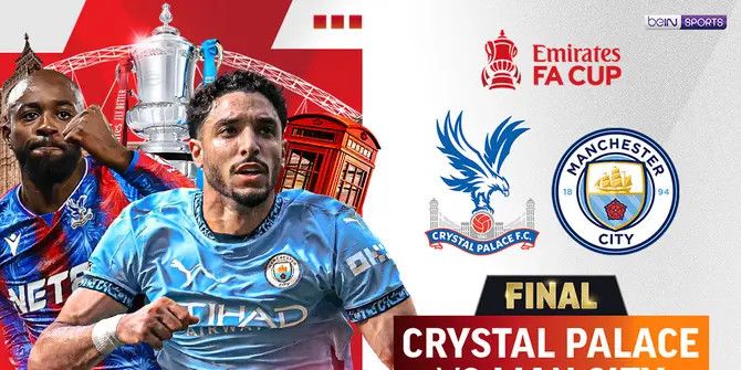 Link Nonton Live Streaming Crystal Palace Vs Manchester City, Kick-Off 22.30 WIB Malam ini