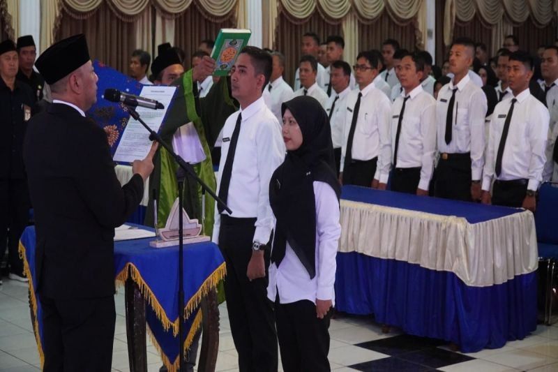 615 PPPK Kota Tegal Dilantik, Wali Kota Tekankan Integritas dan Pengabdian