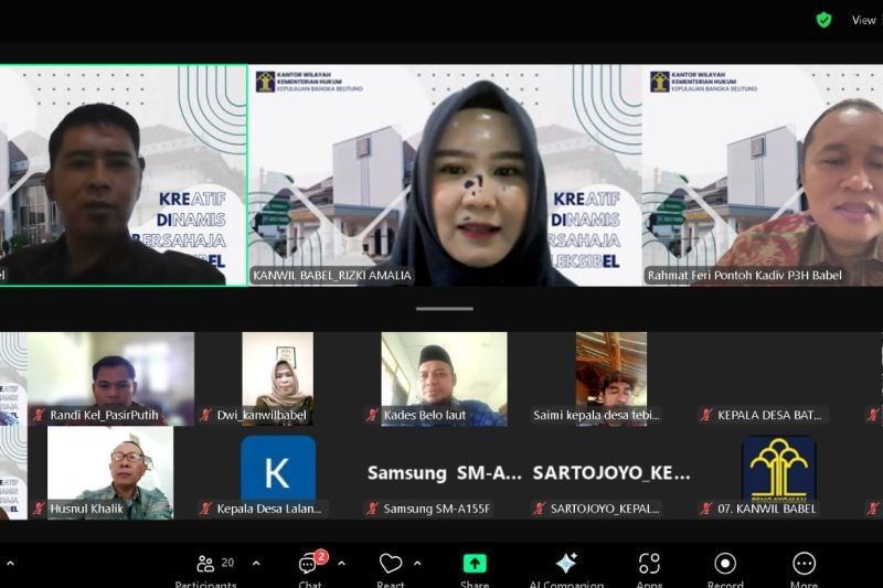 21 Kades di Babel Ikuti Peacemaker Training, Incar Peacemaker Justice Award 2025