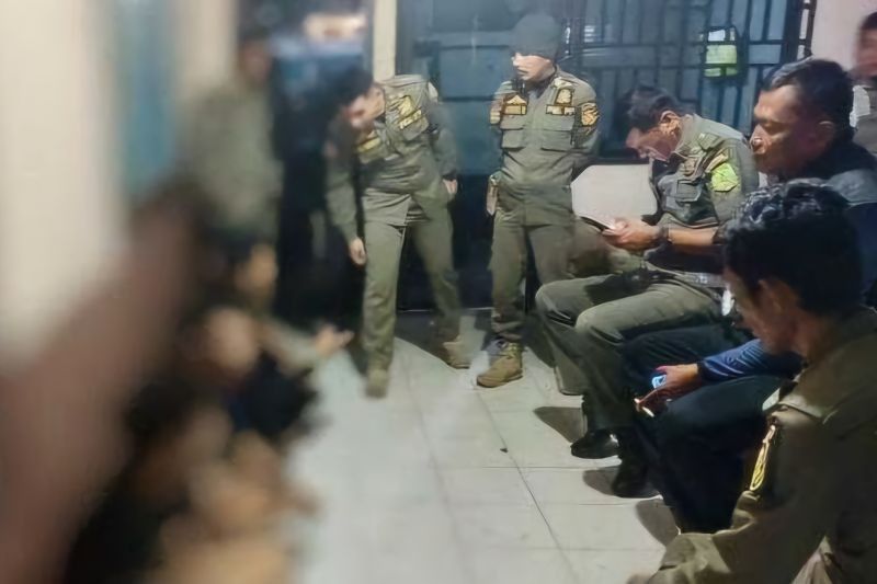 Aksi Tawuran Pelajar Digagalkan Satpol PP Tanjungpinang, 34 Remaja Diamankan