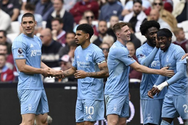 Nottingham Forest Jaga Asa Liga Champions, Menang Dramatis atas West Ham
